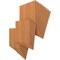 Ekena Millwork 23 3/4W x 23 3/4H x 3/8T Wood Hobby Boards, Cherry, 25PK HBW24X24X375DCH - alternate 3